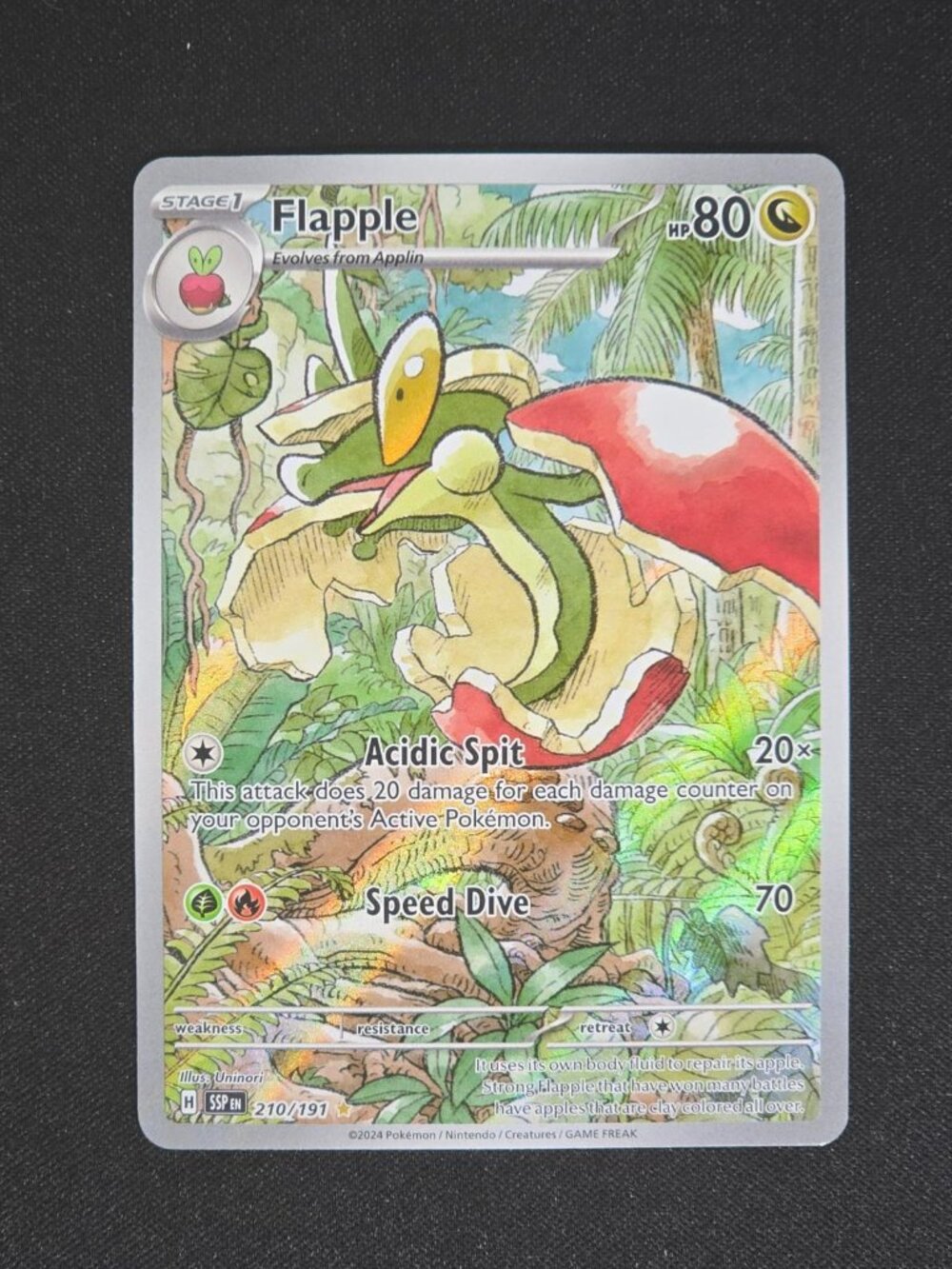 Flapple #210 Pokemon Surging Sparks